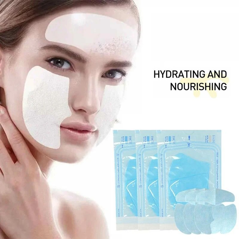 Collagen Sheet Mask - 3pcs Oplosbaar Collageen Gezichtsmasker Gehydrolyseerde Film