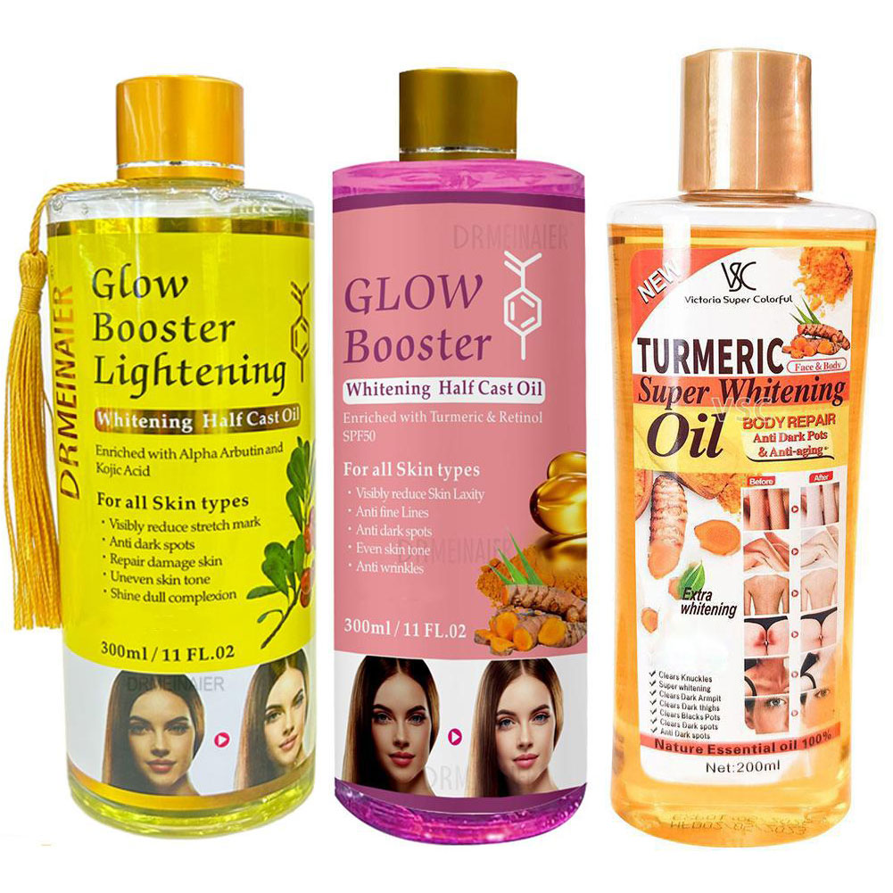 Skincare Glow Glowing - Gezichts- en lichaamsmassageolie Kojic Acid Whitening
