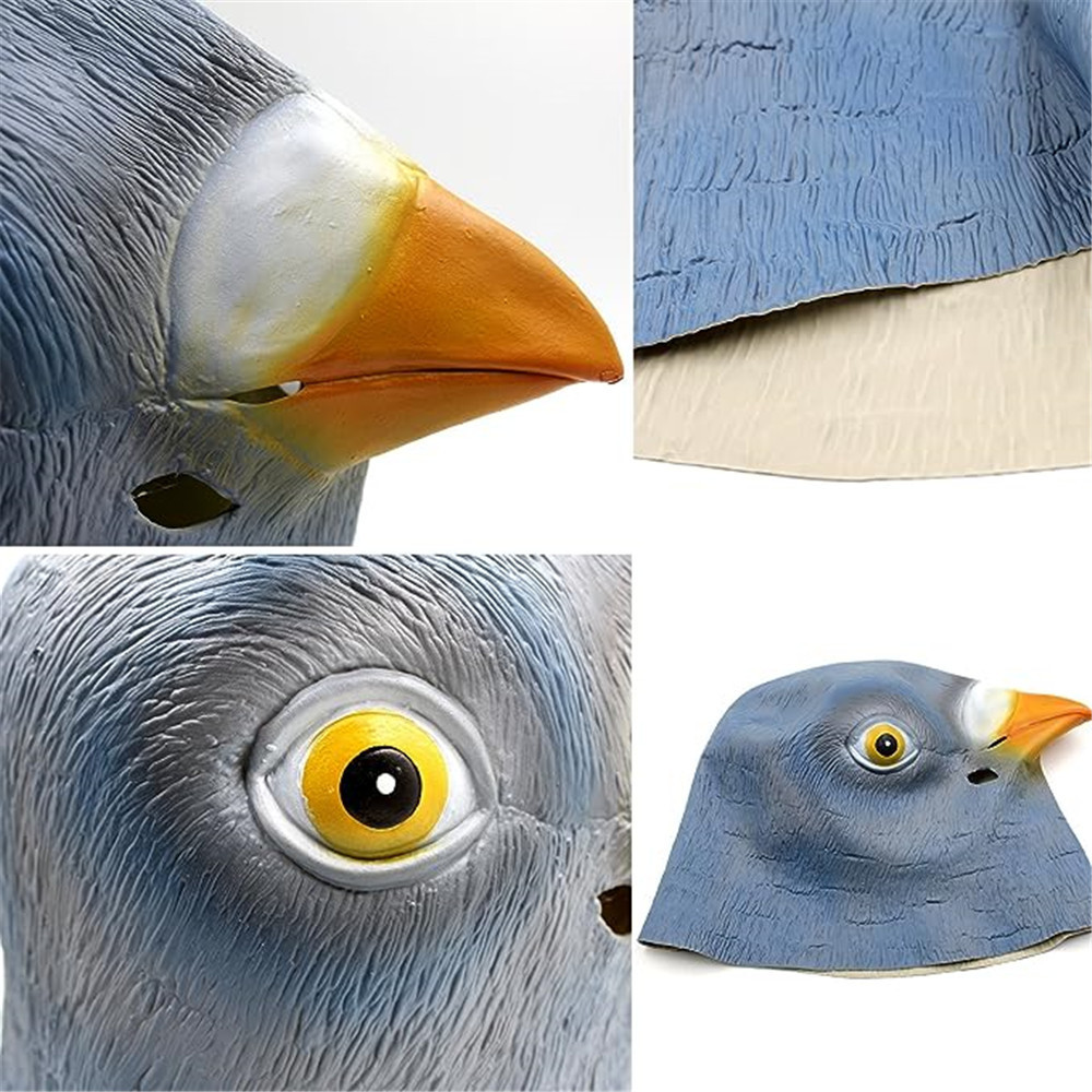 Duivenmasker kostuum nieuwighe - Skincare Pigeon recensie en prijs