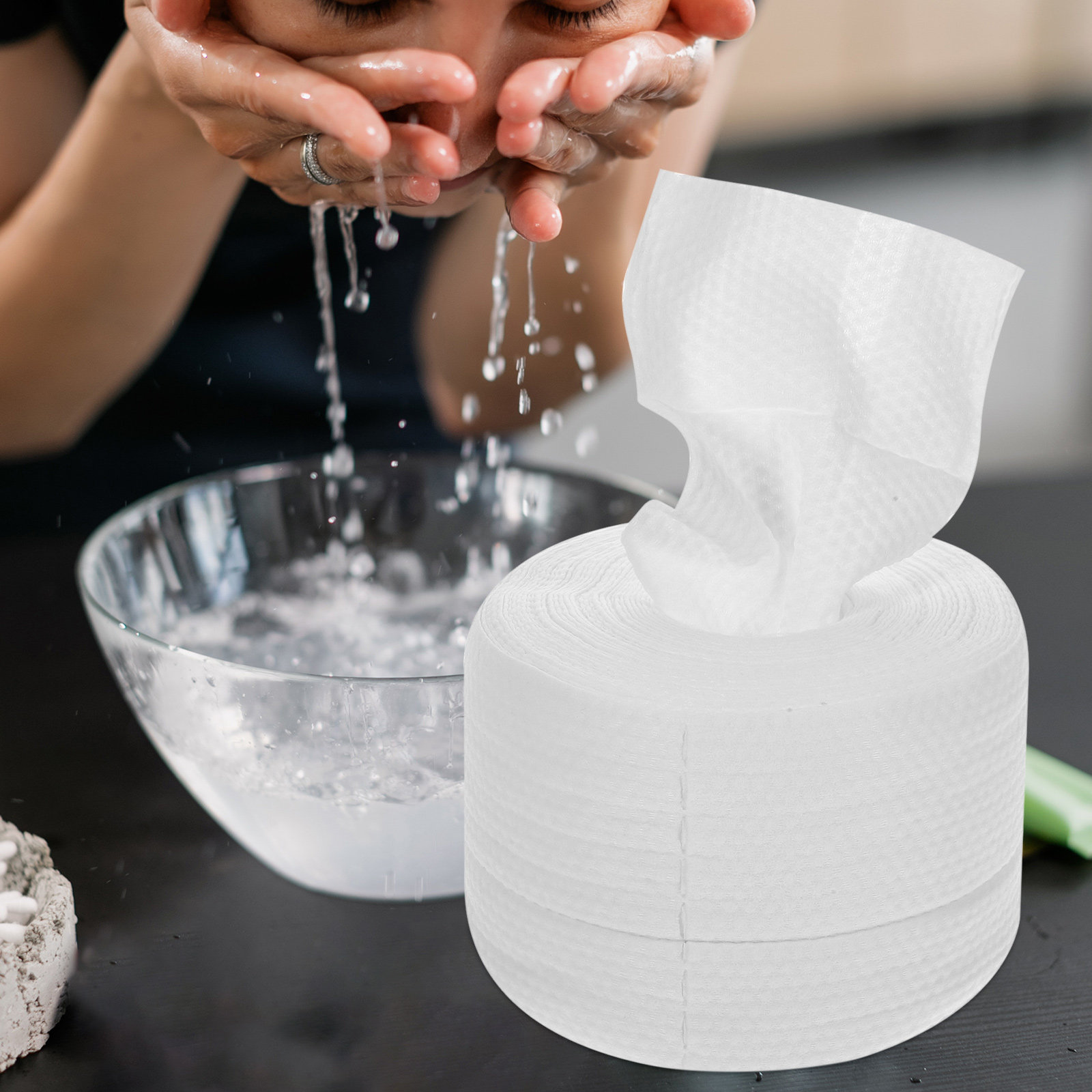 60 stuks katoenen gezichtsrein - Skincare Routine recensie en prijs