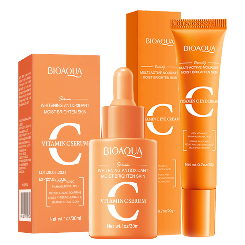 BIOAQUA Vitamine C Huidverzorg - Caffeine Eye Serum recensie en prijs