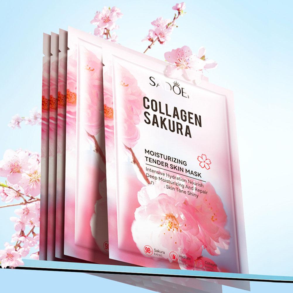 5 Stuks Collageen Sakura Gezic - Collagen Sheet Mask recensie en prijs
