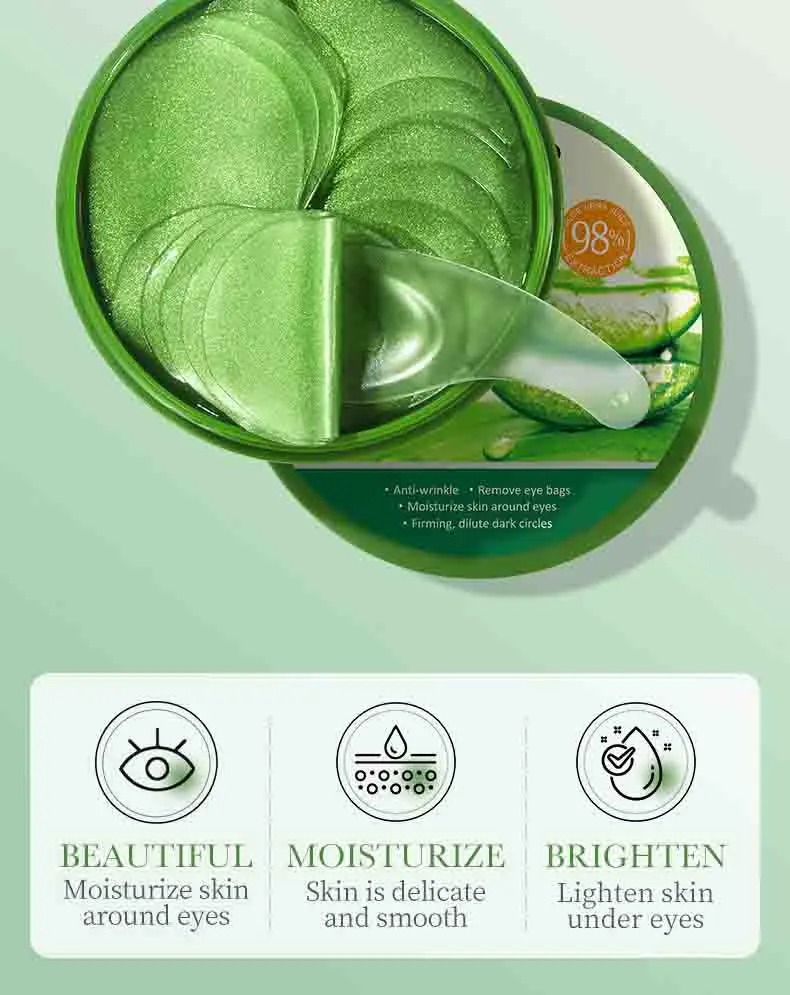 60pcs Aloë Vera Collageen Oogm - Collagen Sheet Mask recensie en prijs